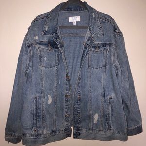 Distressed Denim Jacket